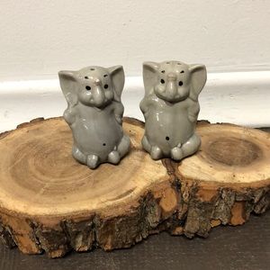 Vintage Elephant Salt & Pepper Shakers